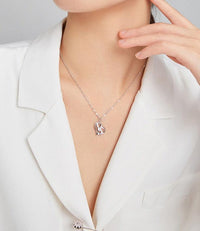 'Forever Love' CZ & Sterling Silver Heart Pendant Necklace - Sterling Silver Pendant Necklaces - Allora Jade
