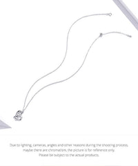'Forever Love' CZ & Sterling Silver Heart Pendant Necklace - Sterling Silver Pendant Necklaces - Allora Jade