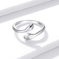 'Loving Hug' Sterling Silver Ring - Sterling Silver Rings - Allora Jade