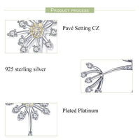 'Dandelion Love' CZ & Sterling Silver Jewellery Set - Sterling Silver Jewellery Sets - Allora Jade