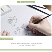 'Dandelion Love' CZ & Sterling Silver Jewellery Set - Sterling Silver Jewellery Sets - Allora Jade