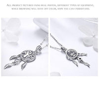 'Tree of Life Dream Catcher' Sterling Silver and CZ Jewellery Set - Sterling Silver Jewellery Sets - Allora Jade