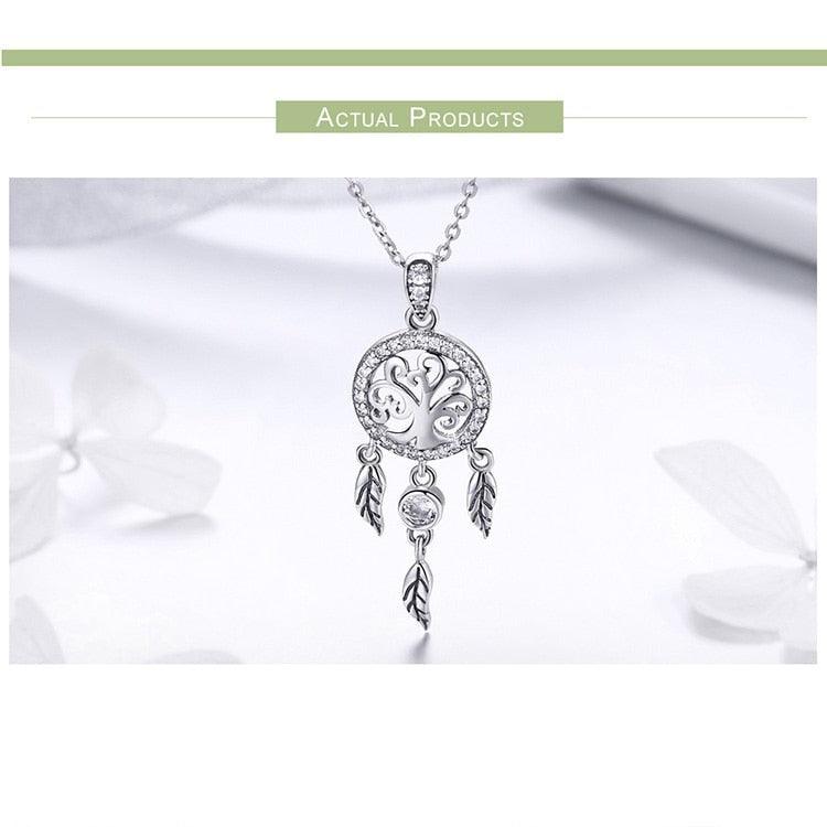 'Tree of Life Dream Catcher' Sterling Silver and CZ Jewellery Set - Sterling Silver Jewellery Sets - Allora Jade