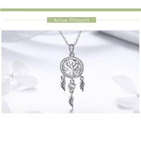 'Tree of Life Dream Catcher' Sterling Silver and CZ Jewellery Set - Sterling Silver Jewellery Sets - Allora Jade