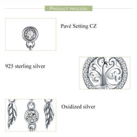 'Tree of Life Dream Catcher' CZ & Sterling Silver Earrings - Sterling Silver Earrings - Allora Jade