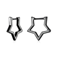 'Starlike' Sterling Silver Hoop Earrings - Sterling Silver Earrings - Allora Jade