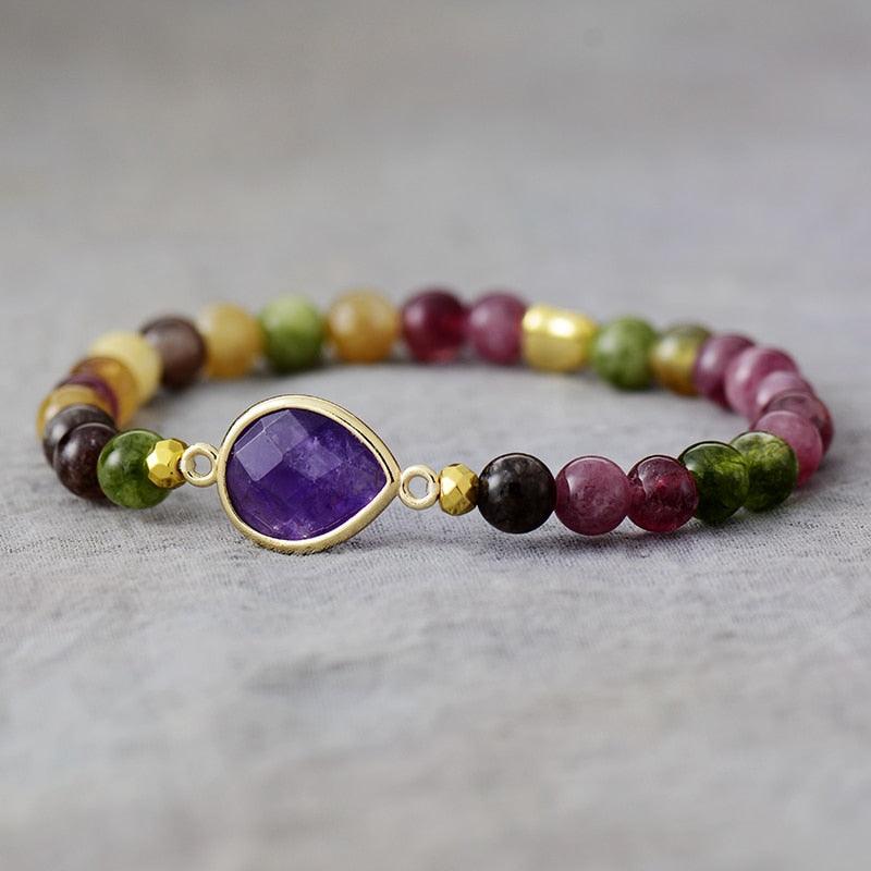 'Beads' Crystal Stretchy Bracelets Set - Womens Bracelets Crystal Bracelet - Allora Jade