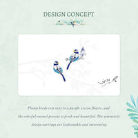'Blue Bird' Sterling Silver and CZ Jewellery Set - Sterling Silver Jewellery Sets - Allora Jade
