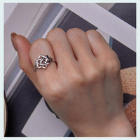 'Celtic Love Knot' Sterling Silver Ring - Sterling Silver Rings - Allora Jade