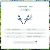 'Blue Bird' Sterling Silver and CZ Jewellery Set - Sterling Silver Jewellery Sets - Allora Jade