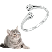 'Fur Baby Hug' Sterling Silver Ring | ALLORA JADE
