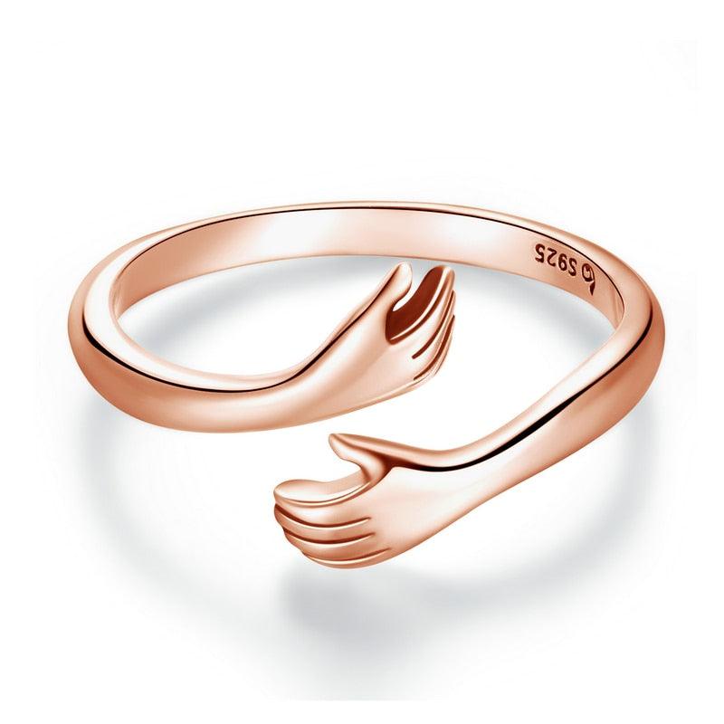 'Loving Hug' Sterling Silver Ring - Sterling Silver Rings - Allora Jade