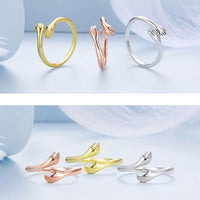 'Loving Hug' Sterling Silver Ring - Sterling Silver Rings - Allora Jade