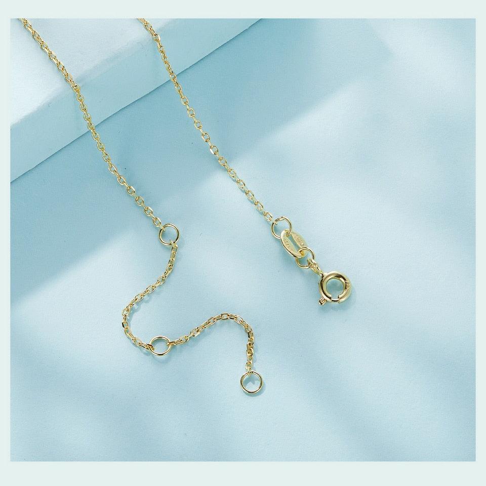 'Hummingbird' Pendant Necklace CZ and Sterling Silver - Sterling Silver Necklaces - Allora Jade