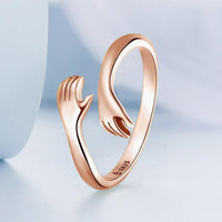 'Loving Hug' Sterling Silver Ring - Sterling Silver Rings - Allora Jade