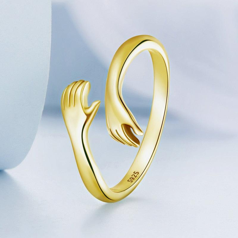 'Loving Hug' Sterling Silver Ring - Sterling Silver Rings - Allora Jade