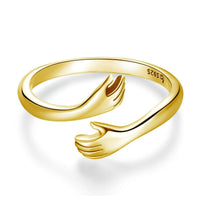 'Loving Hug' Sterling Silver Ring - Sterling Silver Rings - Allora Jade