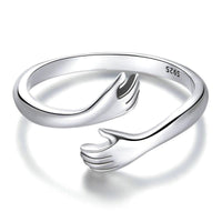 'Loving Hug' Sterling Silver Ring - Sterling Silver Rings - Allora Jade
