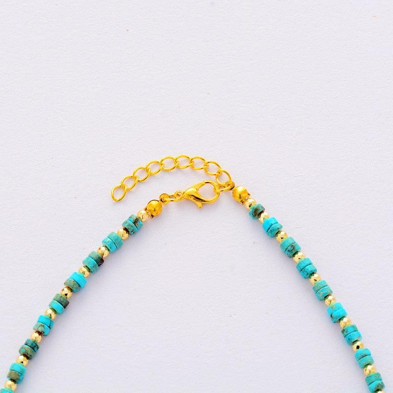 Crystal Choker Necklace – Sky Blue Jasper | ALLORA JADE
