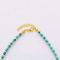 Crystal Choker Necklace – Sky Blue Jasper | ALLORA JADE