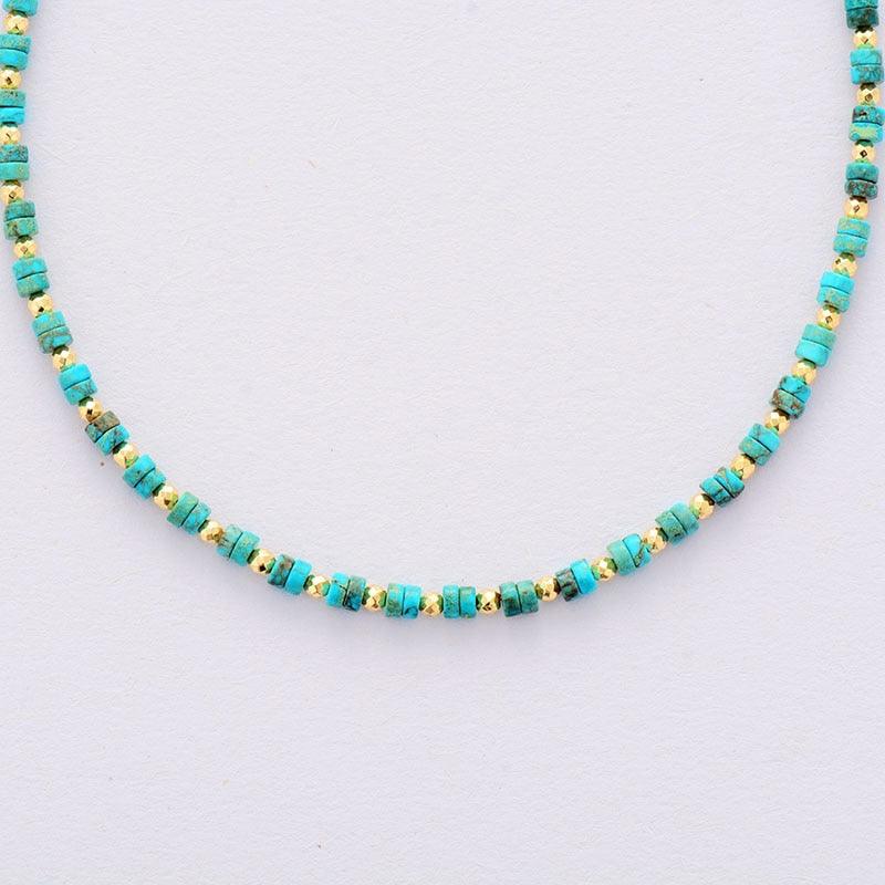 Crystal Choker Necklace – Sky Blue Jasper | ALLORA JADE