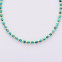 Crystal Choker Necklace – Sky Blue Jasper | ALLORA JADE