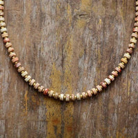 Crystal Choker Necklace – Picture Jasper | ALLORA JADE