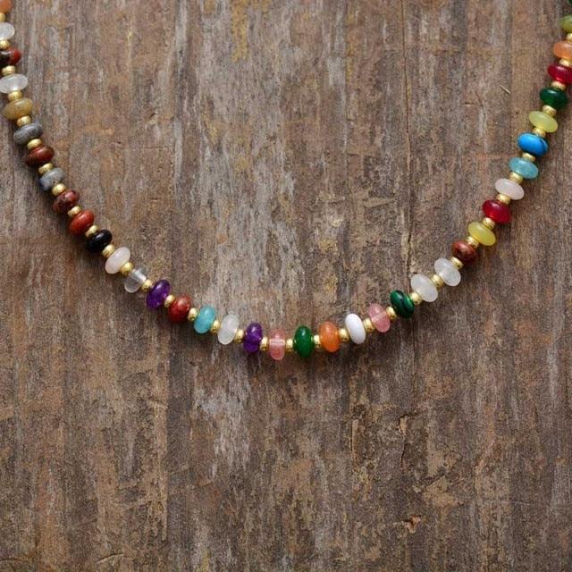 Crystal Choker Necklace – Mixed Crystals  | ALLORA JADE