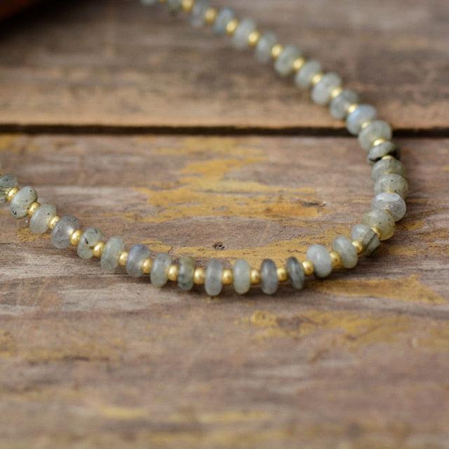 Crystal Choker Necklace – Labradorite | ALLORA JADE