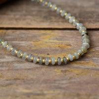 Crystal Choker Necklace – Labradorite | ALLORA JADE