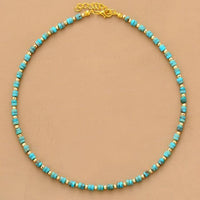 Crystal Choker Necklace – Sky Blue Jasper | ALLORA JADE