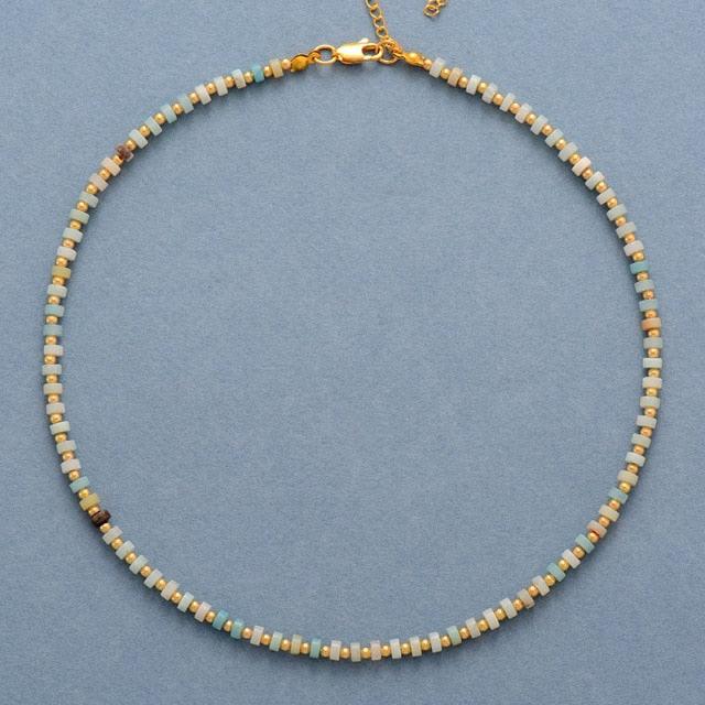 Crystal Choker Necklace – Amazonite | ALLORA JADE