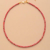 Crystal Choker Necklace – Red Jasper | ALLORA JADE