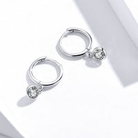 'Clear Drops' Sterling Silver and CZ Earrings - Allora Jade