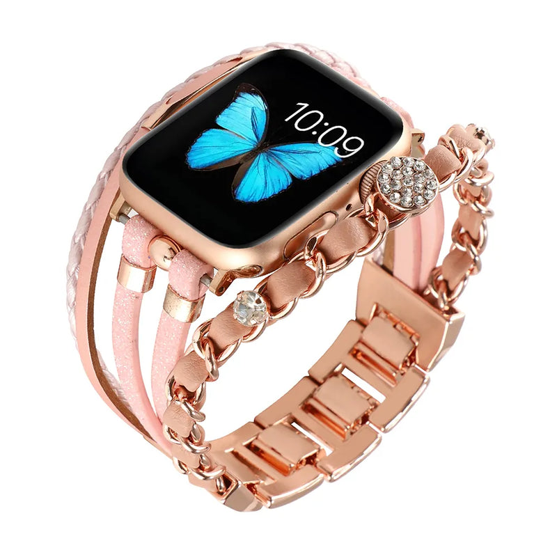 Moon-Shine Charm Apple Watch Band - Allora Jade