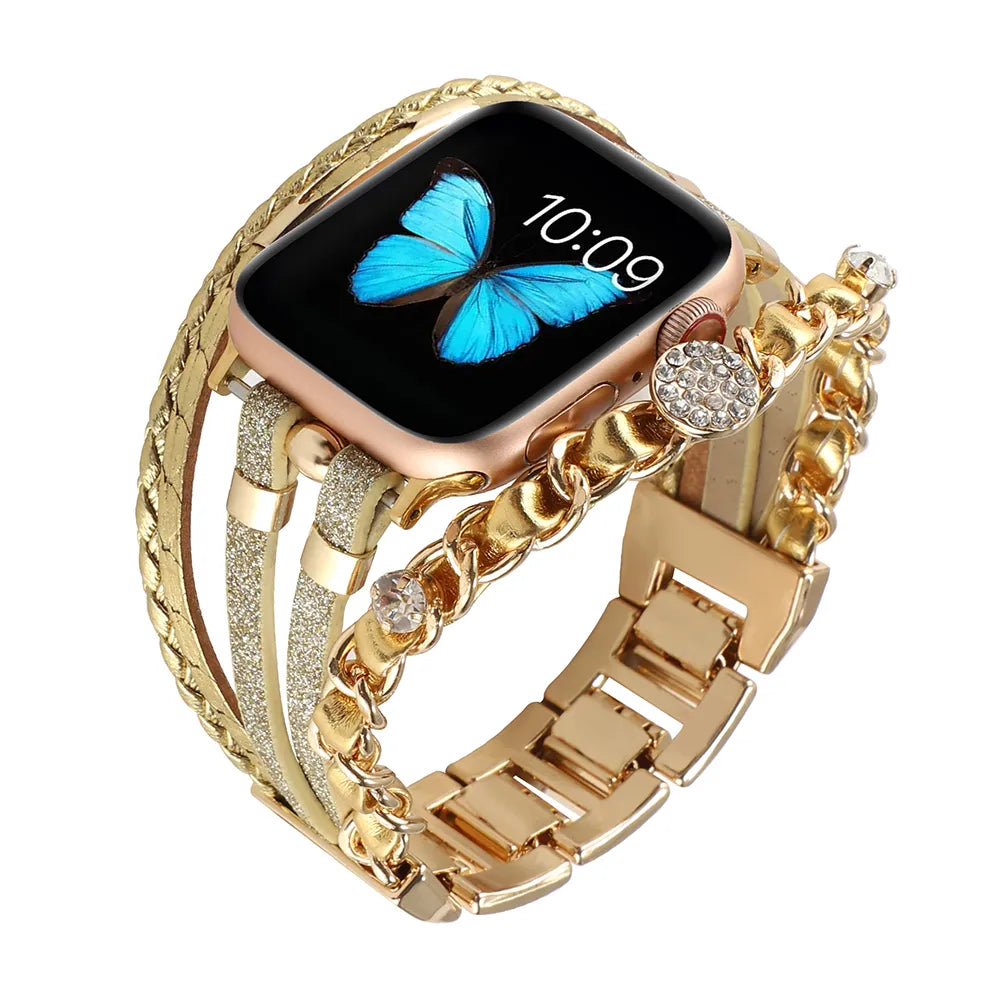 Moon-Shine Charm Apple Watch Band - Allora Jade