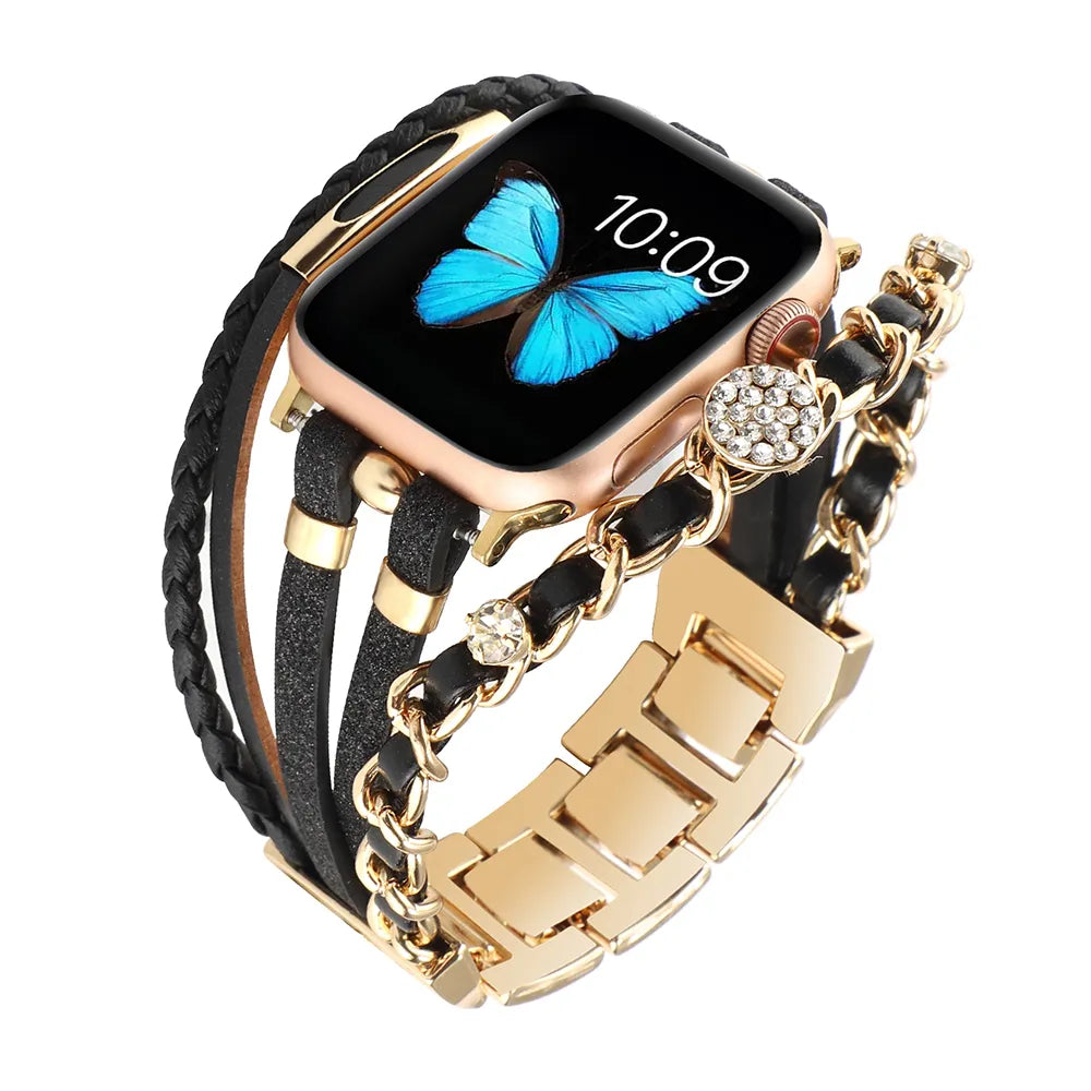Moon-Shine Charm Apple Watch Band - Allora Jade