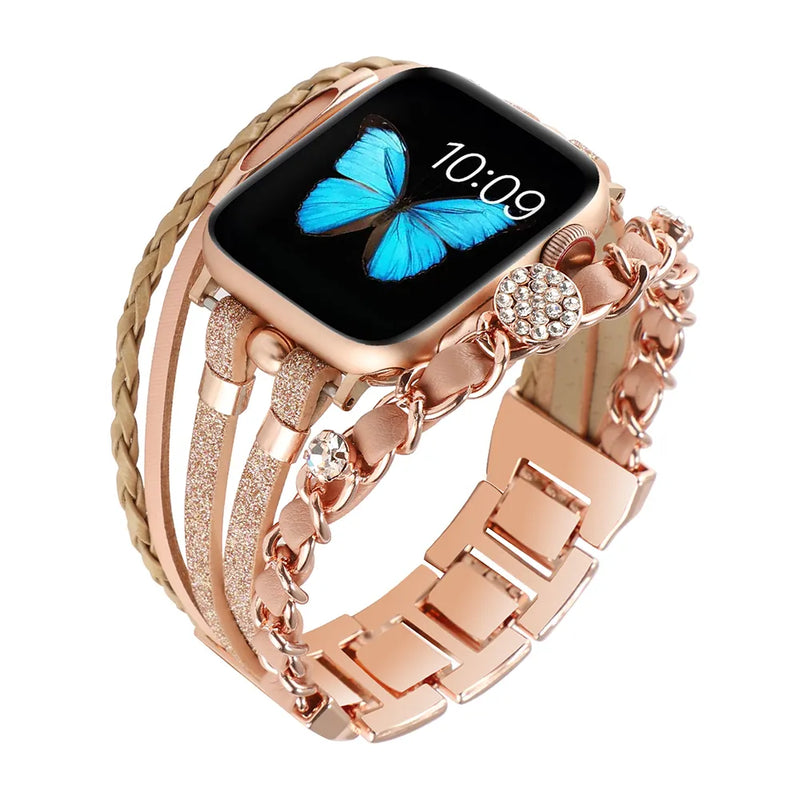 Moon-Shine Charm Apple Watch Band - Allora Jade