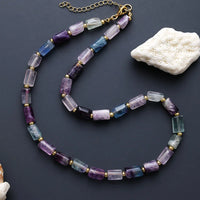 'Maranirra' Fluorite Quartz Necklace | ALLORA JADE
