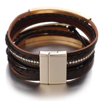 'Bunji' magnetic clasp Cuff Bracelet - Allora Jade