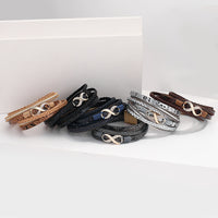 'Infinity' Charm Wrap Bracelet | Allora Jade