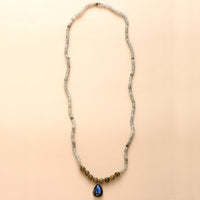 'Nyiwarri' Labradorite Beads Pendant Necklace | ALLORA JADE