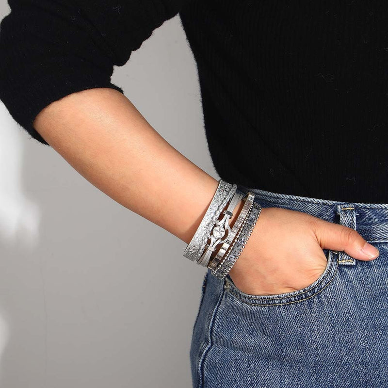 'Star' Charm Cuff Bracelet - silver | ALLORA JADE