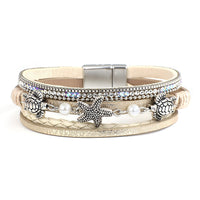 'Sea Life' Charm Cuff Bracelet - Allora Jade
