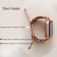 apple watch bands size guide crystal cuff bands - allora jade