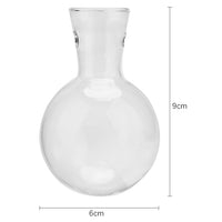 'Bubble' Glass and Wood F Stand Pot Hanging Vase - Allora Jade