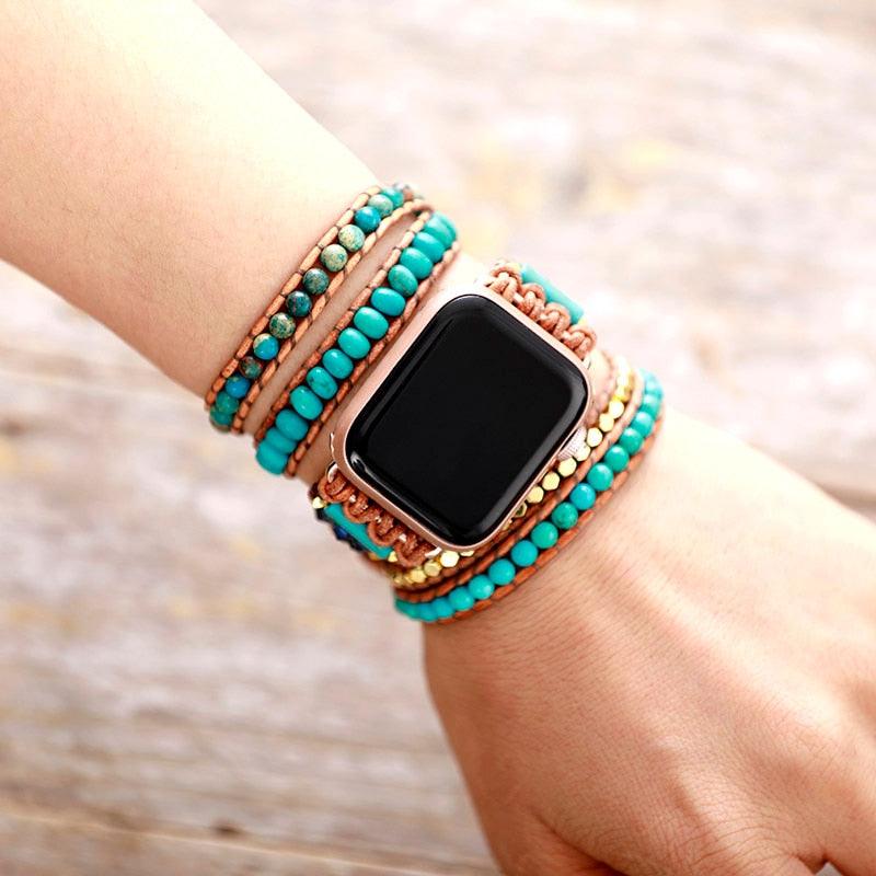 Apple Watch Band Shop Crystal Watch Band Bracelet ALLORA JADE